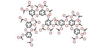 Pseudooctafuhalol C heneicosaacetate